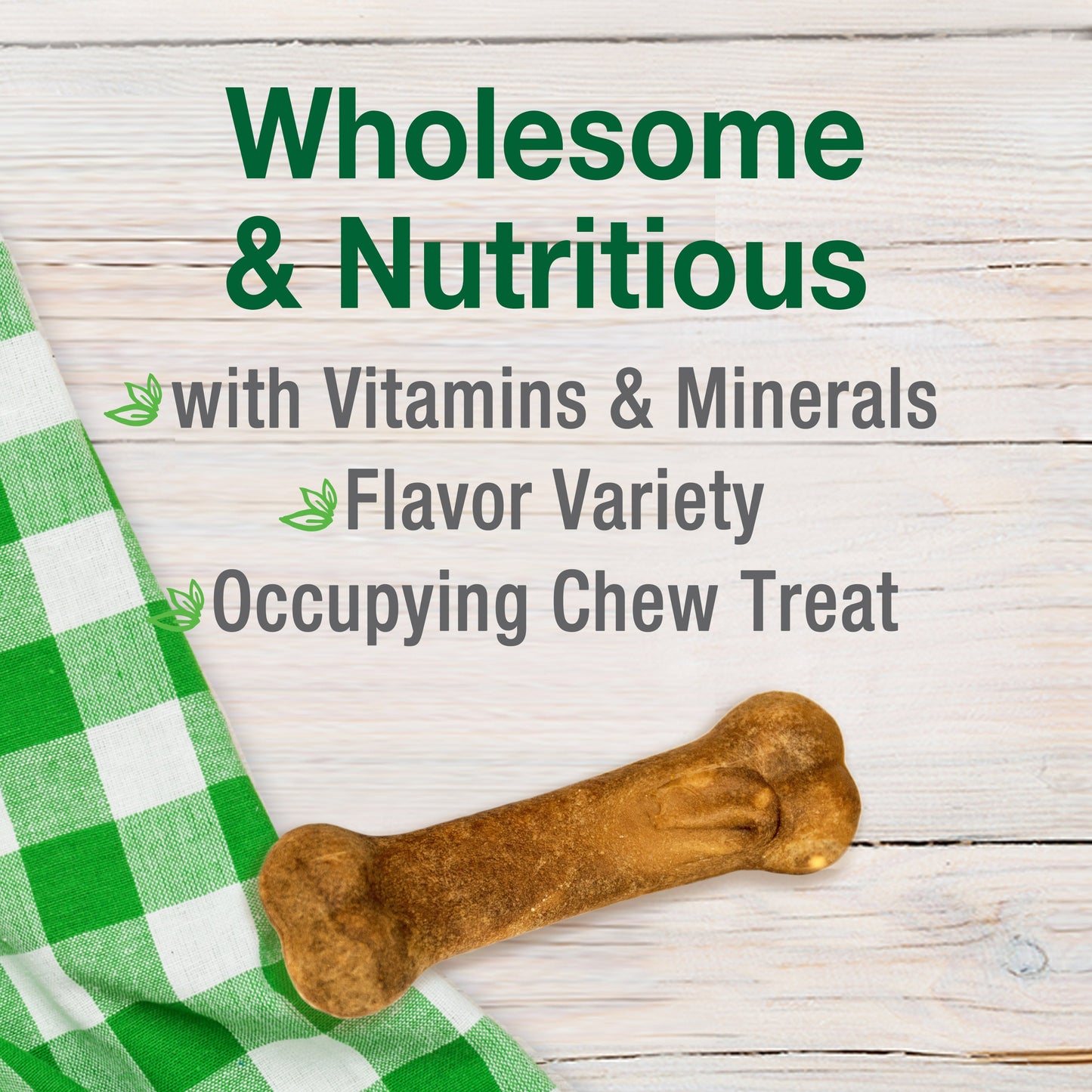 Nylabone Healthy Edibles AllNatural Long Lasting Chew Treats Variety Pack 3 count, SMall/Regular Up To 25 lb