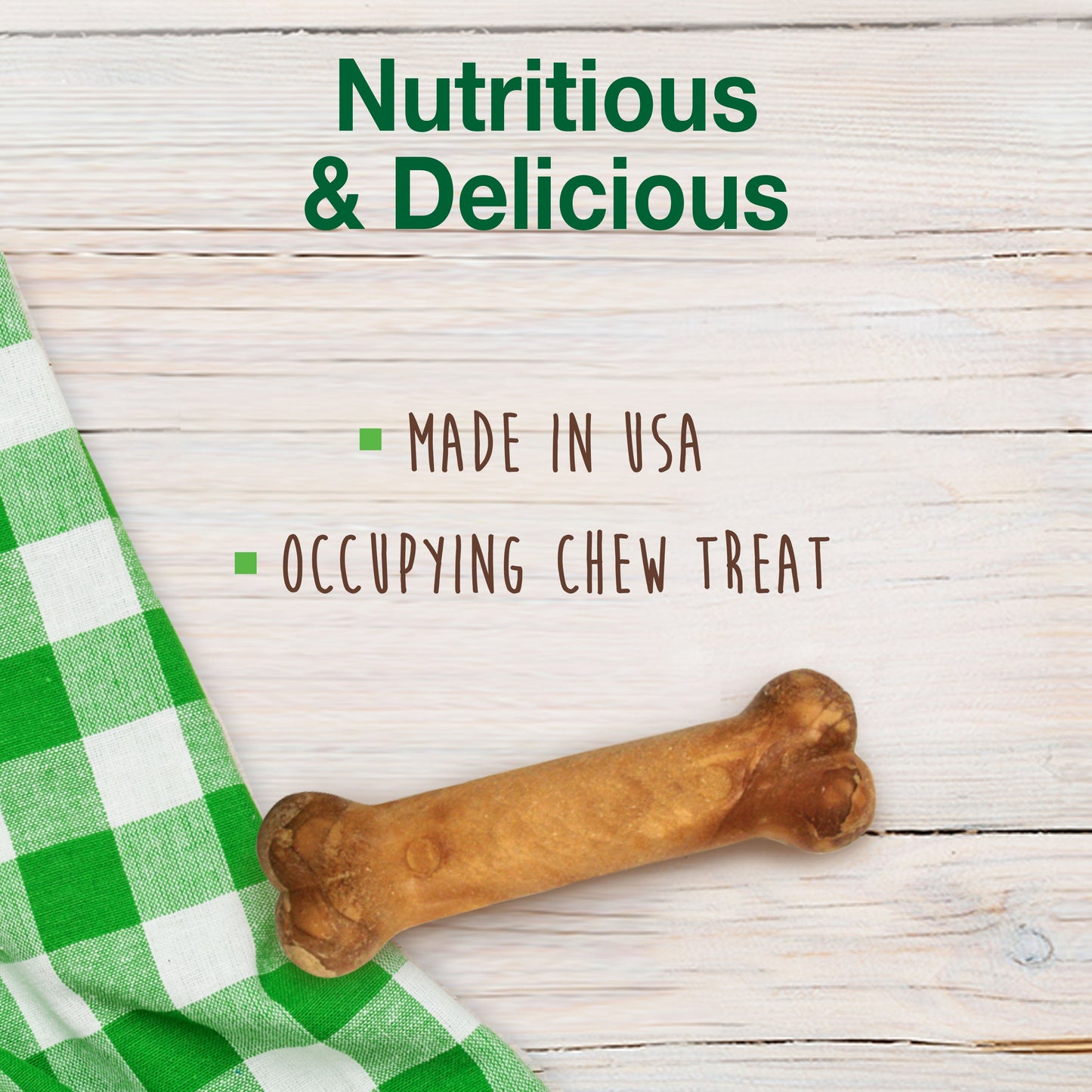 Nylabone Healthy Edibles AllNatural Long Lasting Chicken Dog Chew Treats Chicken, XS/Petite Up To 15 Lbs. 8 ct