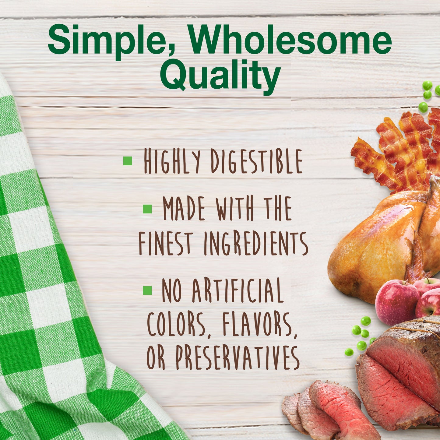 Nylabone Healthy Edibles Puppy Natural Long Lasting Variety Dog Chew Treats Roast Beef, Turkey, Apple, Bacon, XS/Petite Up To 15 Lbs. 3 ct