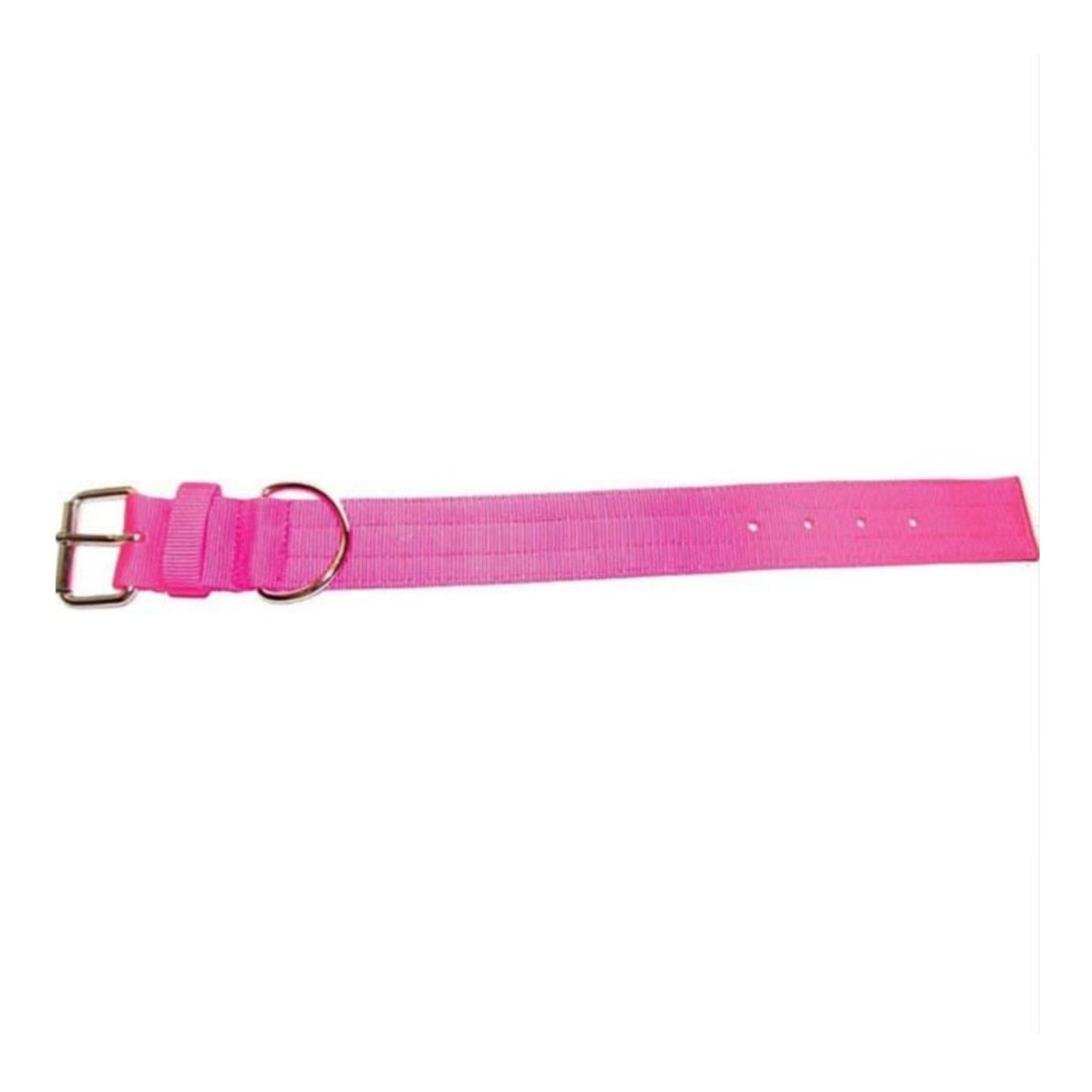 Omni Pet Bravo 2 Ply Nylon Dog Collar Neon Pink 2 x 23in.