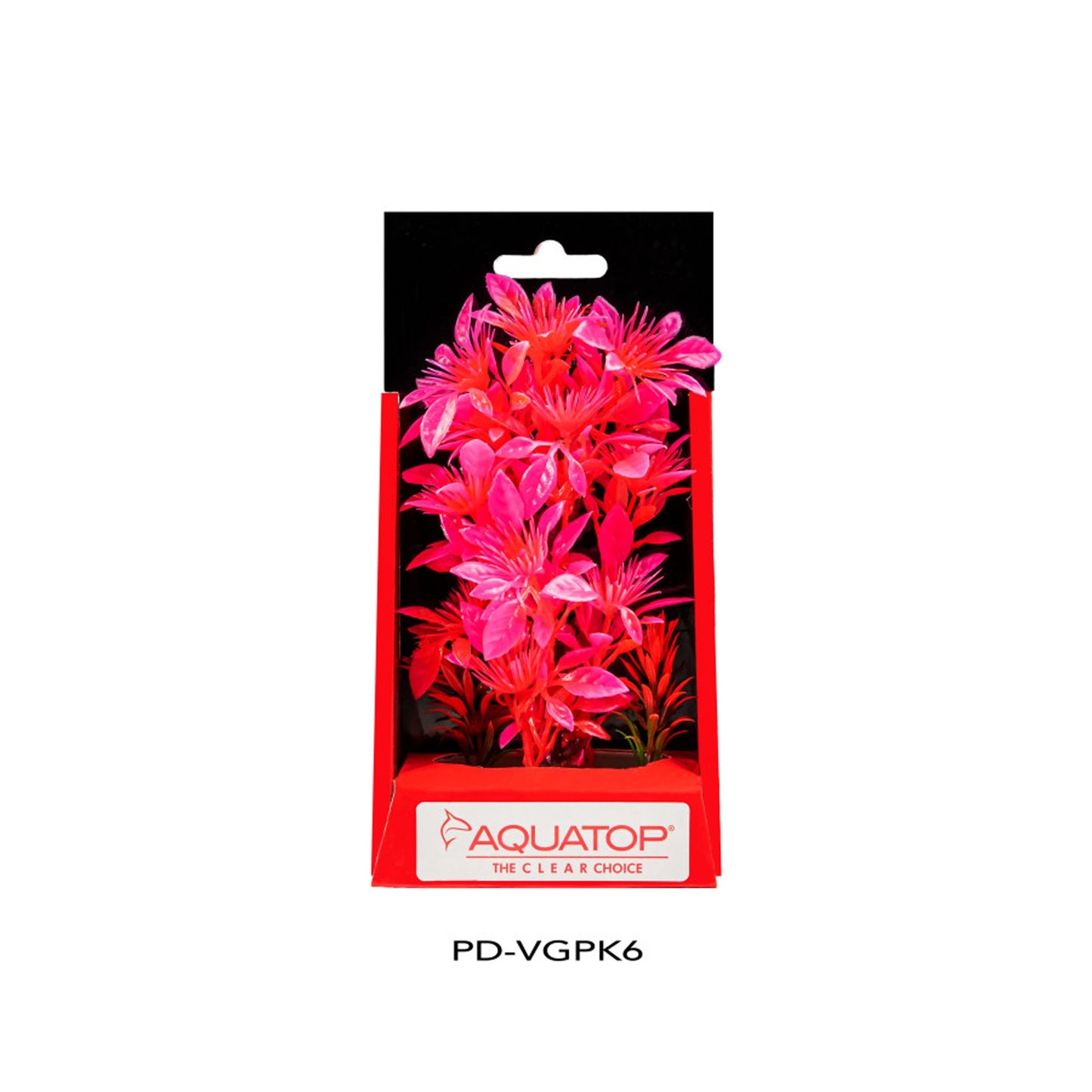 Aquatop Vibrant Garden Plant Pink 6in