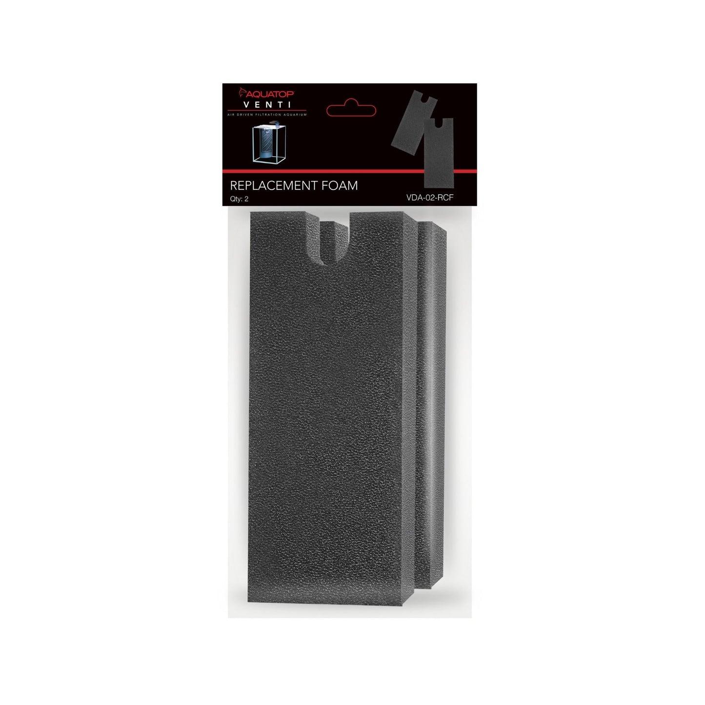 Aquatop Replacement Foam for Venti Desktop Aquarium 2pk