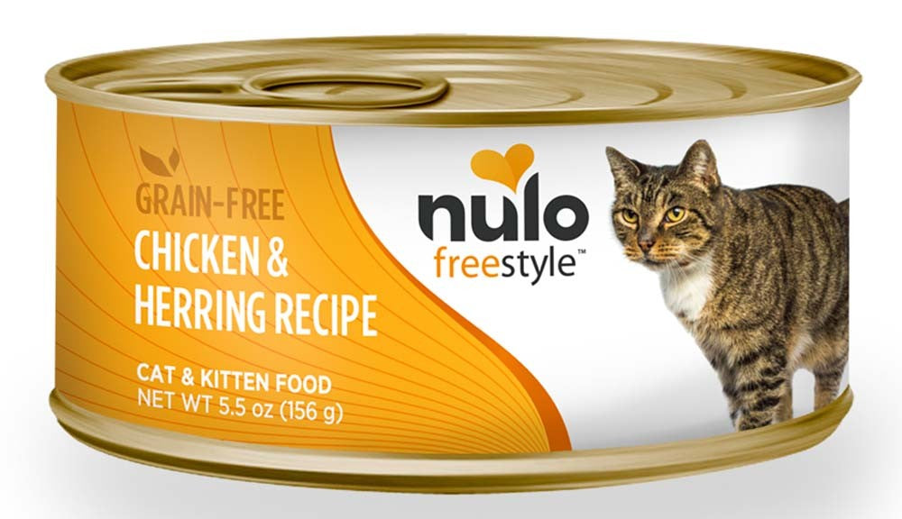 Nulo Freestyle Grain-Free Pate Wet Cat Food Chicken & Herring 5.5oz