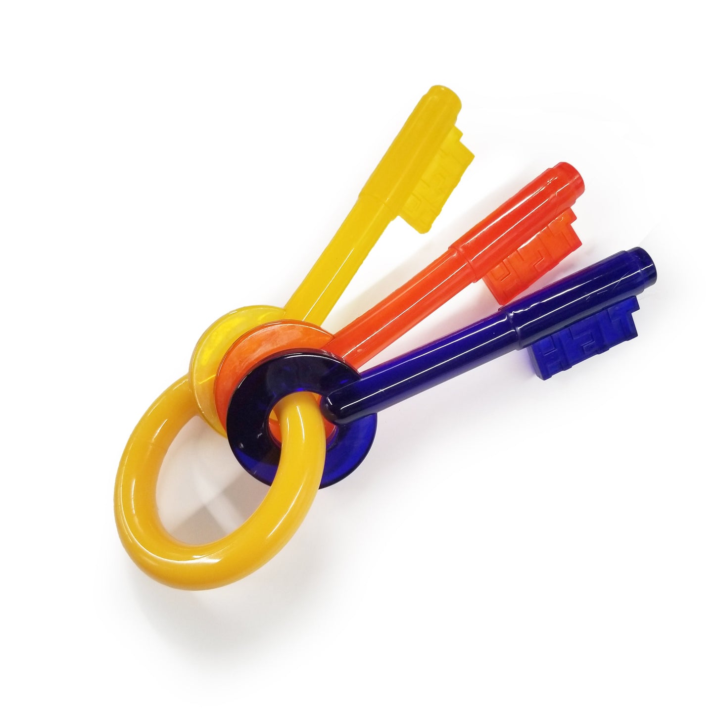 Nylabone Just for Puppies Teething Chew Toy Keys Chew Toy Keys Bacon 1ea/SMall/Regular - Up To 25 Ibs.