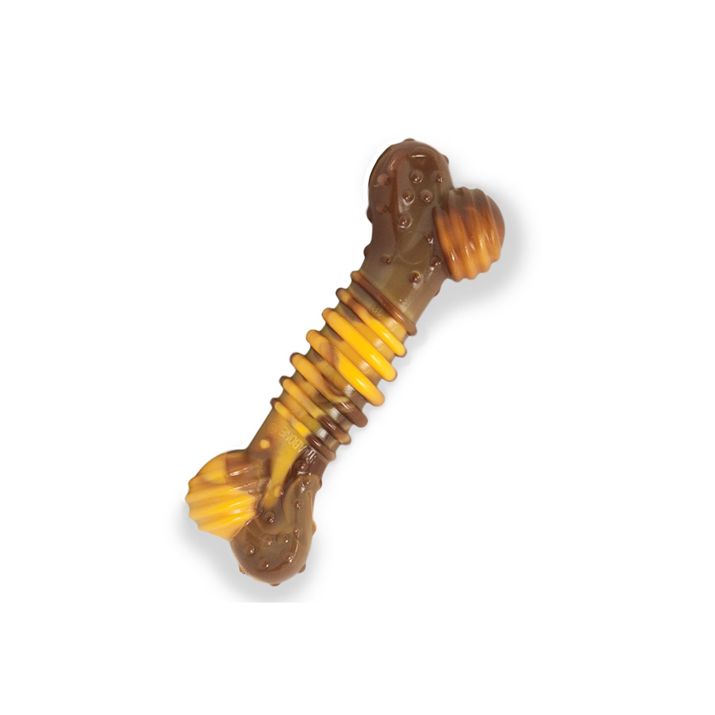 Nylabone Flavor Frenzy Power Chew Durable Dog Chew Toy Philly Cheesesteak 1ea/SMall/Regular - Up To 25 Ibs.