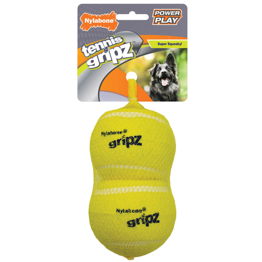 Nylabone Power Play Dog Tennis Ball Gripz 1ea/Large/Giant - Up To 50 lb