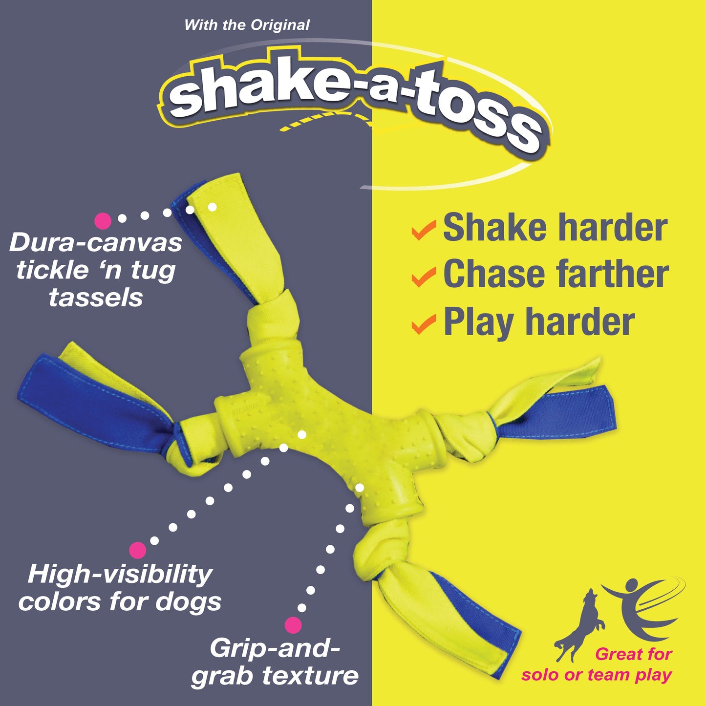 Nylabone Power Play Interactive Dog Toy Shake-a-Toss 1ea/Large/Giant - Up To 50 lb