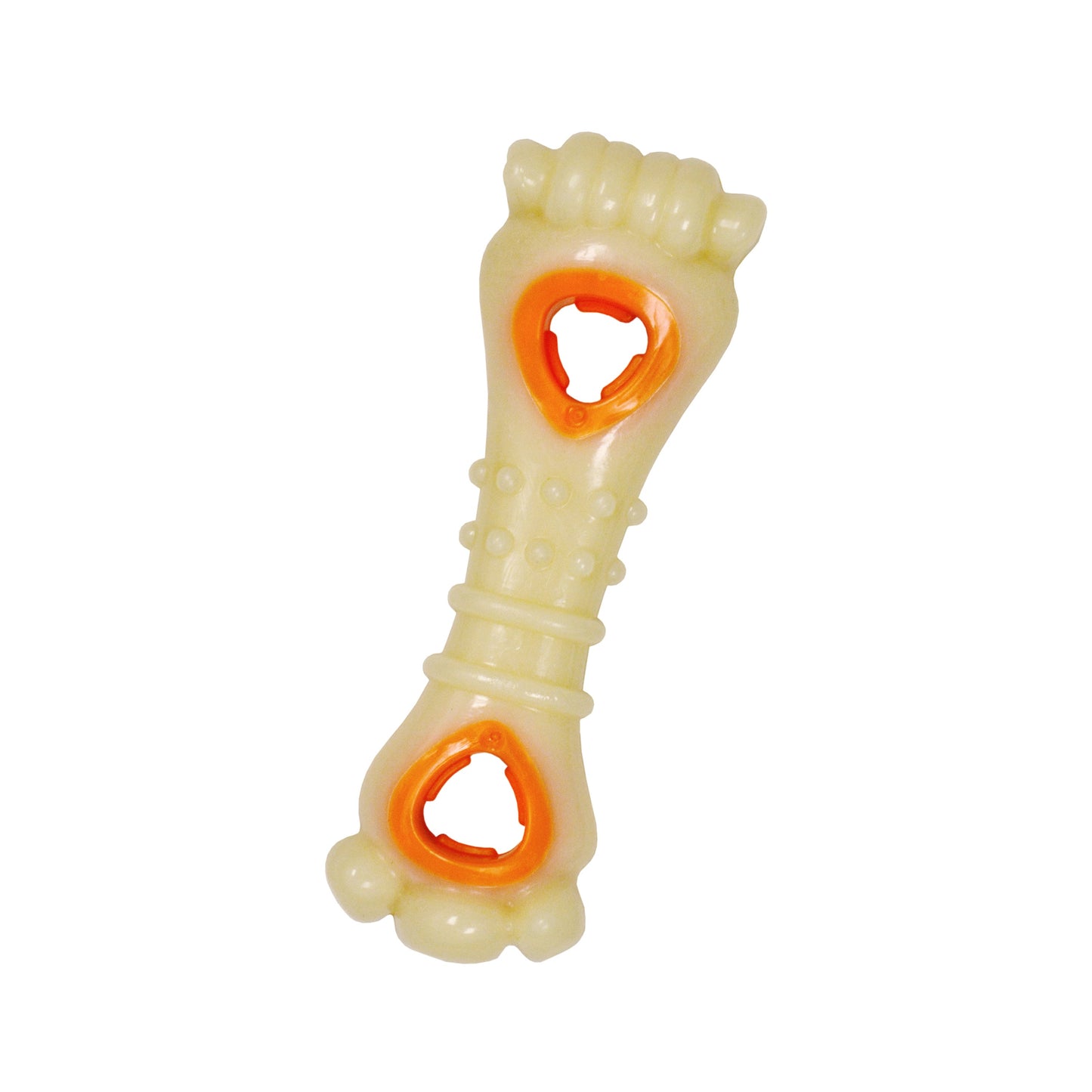 Nylabone Power Chew Knuckle Bone & Pop-In Treat Toy Combo Chicken Pop-In 1ea/Medium/Wolf - Up To 35 lb