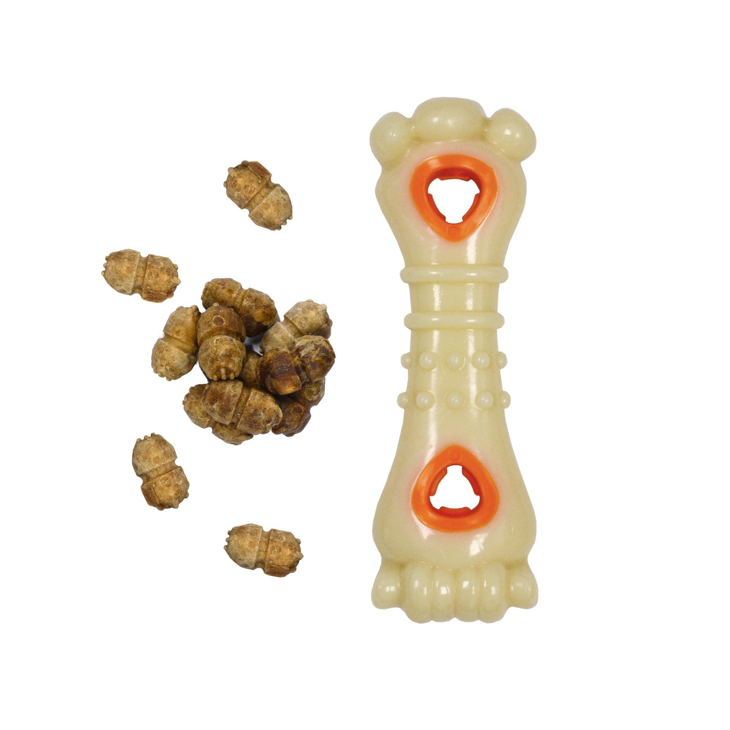 Nylabone Power Chew Knuckle Bone & Pop-In Treat Toy Combo Chicken Pop-In 1ea/Large/Giant - Up To 50 lb