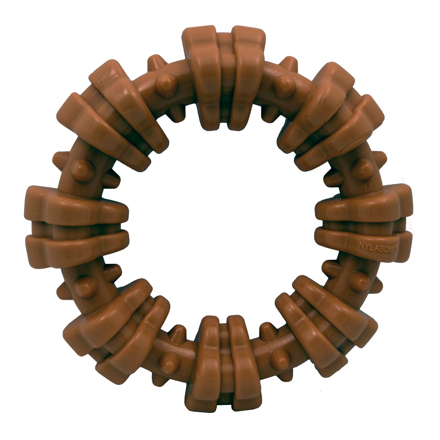 Nylabone Power Chew Textured Dog Ring Toy Flavor Medley 1ea/SMall/Regular - Up To 25 Ibs.