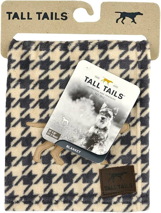 Tall Tails Dog Blanket Houndstooth 20X30