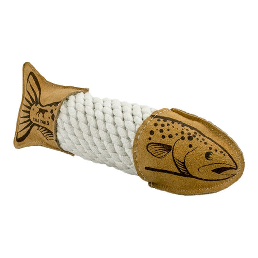 Tall Tails Dog Leather Trout Natural 16 Inches