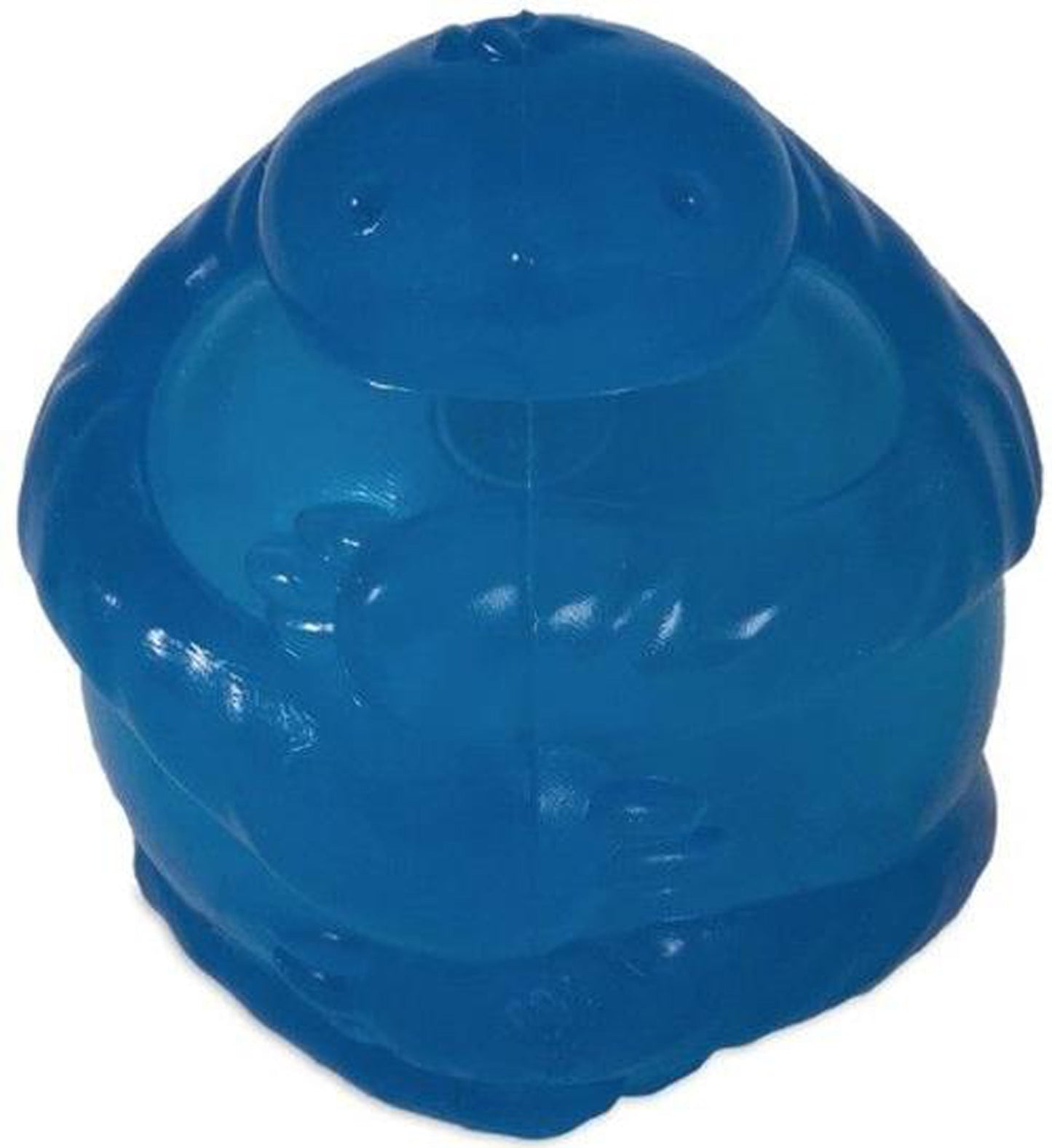 JW Pet iSqueak Sloth Ball Dog Toy Blue 1ea/SM