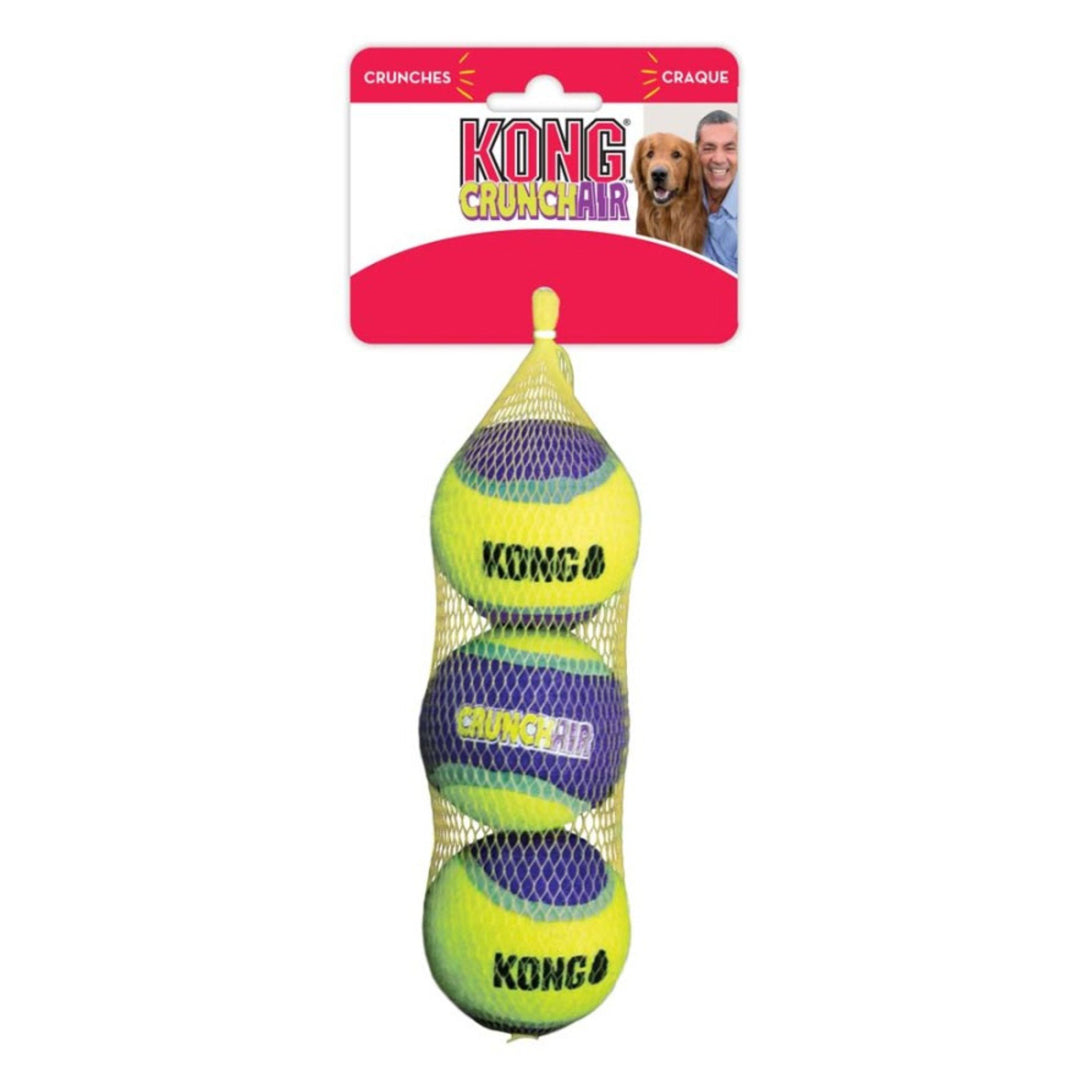 KONG Crunch Air Balls Dog Toy Purple MD (2 pack)