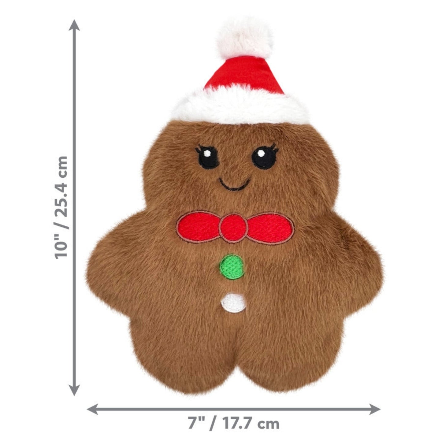 KONG Holiday Snuzzles Gingerbread Dog Toy 1ea/MD