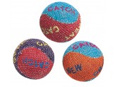 Spot Burlap Ball Catnip Toy Assorted 1.5 in 3 Pack