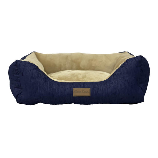 Ethical Pet Sleep Zone Wood Grain Stepin 26" Navy