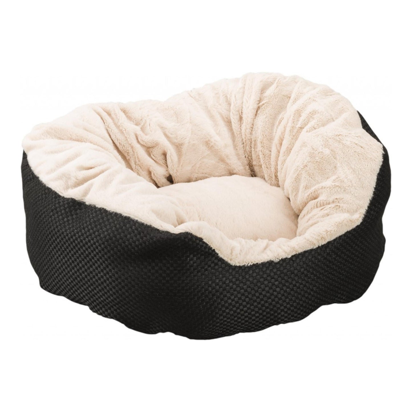 Ethical Pet Sleep Zone Basket Weave Cuddler 18" Black