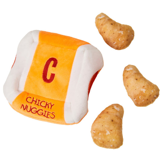 Ethical Products Cosmo Chicken Nuggets Puzzle Plush Dog Toy 6in