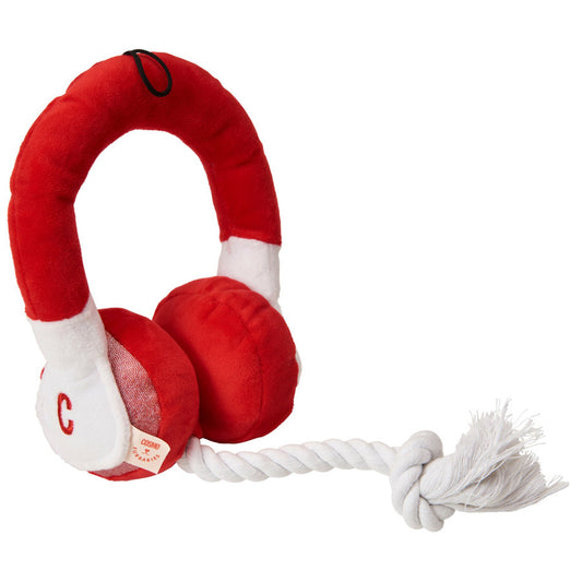 Ethical Products Cosmo Headphones Plush Dog Toy 8 in Assorted