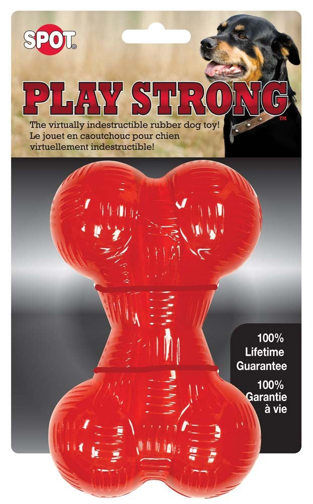 Spot Play Strong Bone Dog Toy 1ea/6.5 in, LG