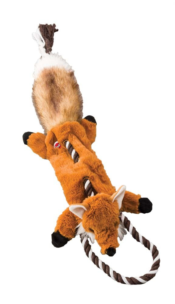 Skinneeez Tugs Dog Toy Forest Fox Multi-Color 1ea/23 in