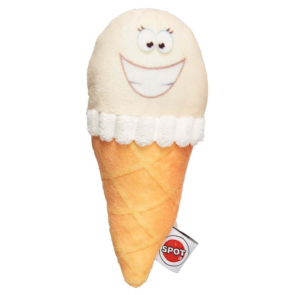 Spot Fun Food Dog Toy Ice Cream Cone 6in