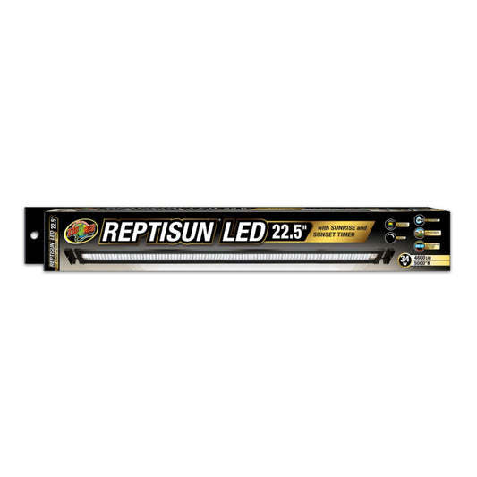 Zoo Med Reptisun LED w/Sunrise  Sunset Timer Terrarium Hood 1ea/22.5 in, 34 W