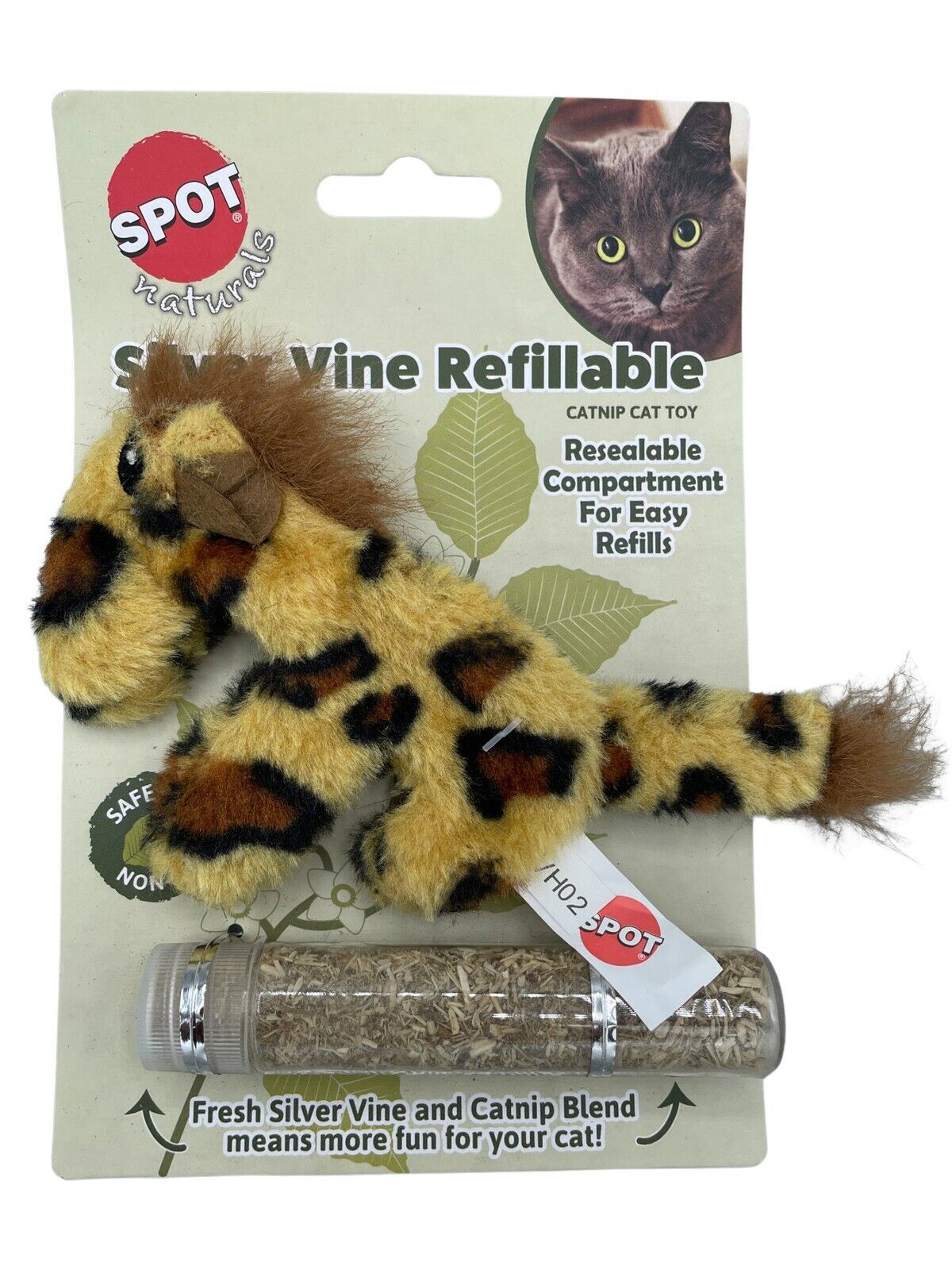 Spot Silver Vine Refillable Cat Toy Assorted Assorted 4in