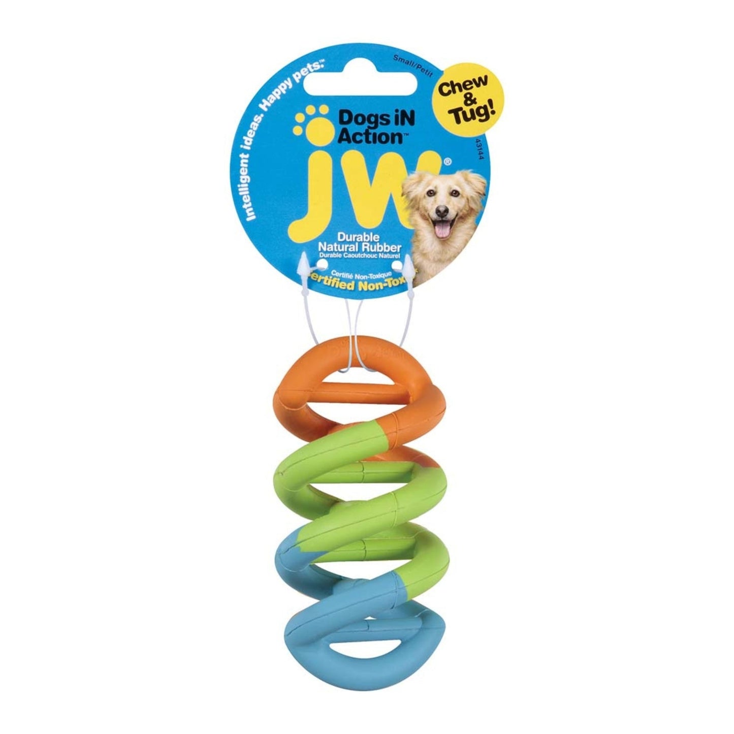 JW Pet Dogs in Action Rubber Dog Toy Multi-Color 1ea/SM