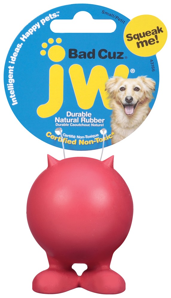 JW Pet Bad Cuz Dog Toy Assorted 1ea/SM