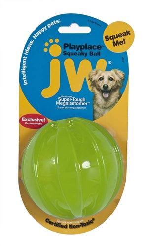 JW Pet PlayPlace Dog Toy Squeaky Ball Assorted 1ea/SM