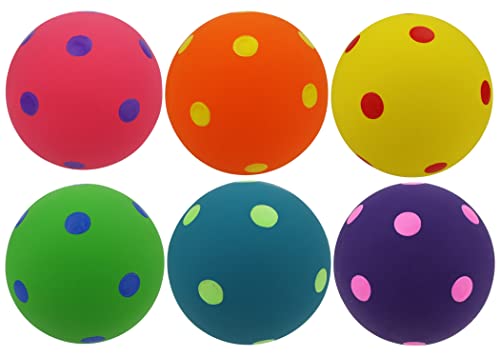 Multipet Polka Dot Balls 4 Inches Dog Toy 1each