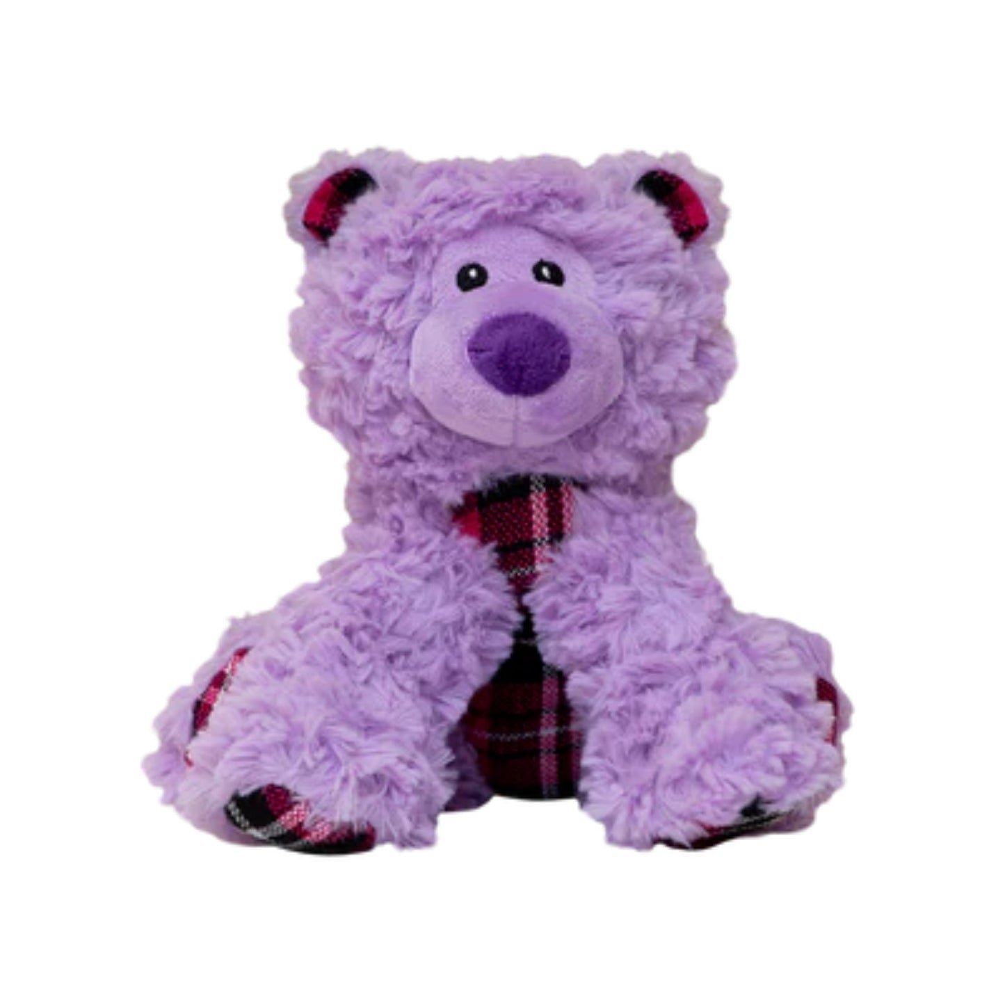 Snugarooz Bella The Bear Purple/Plaid 11in.