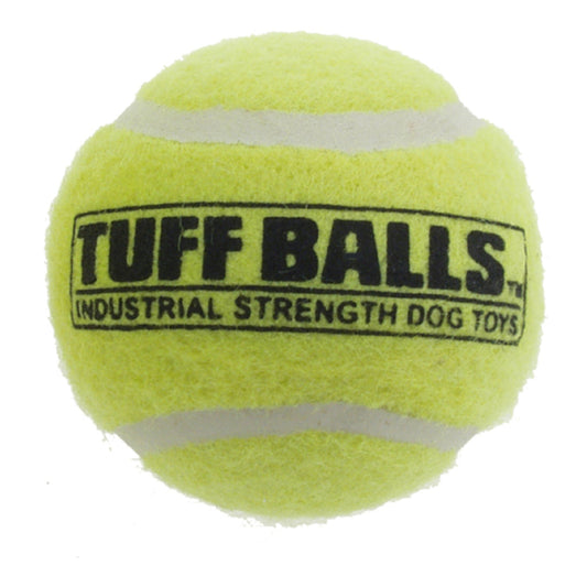 Petsport USA Tuff Ball Dog toy Yellow 6ea/Bulk, 4 in