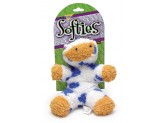 Booda Softies Dog Toy Cow Multi-Color 1ea/MD