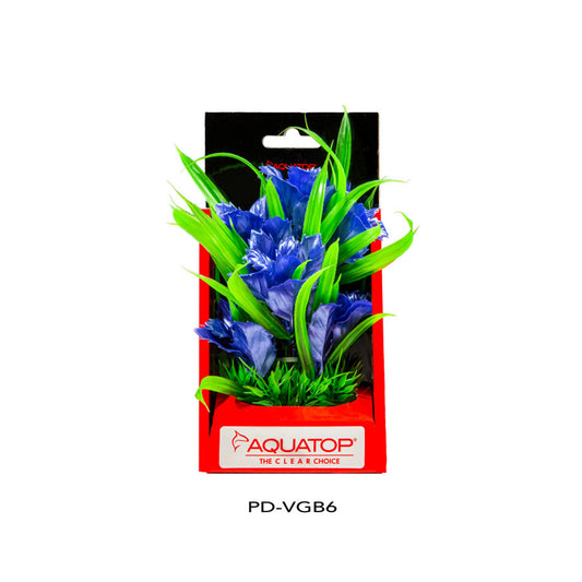 Aquatop Vibrant Garden Plant Blue 6in