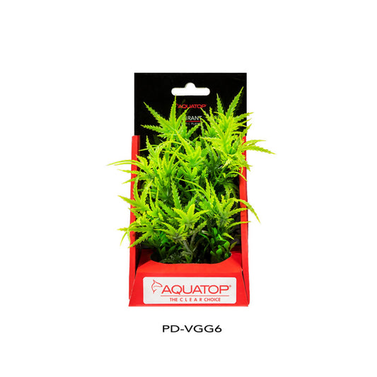 Aquatop Vibrant Garden Plant Green 6in