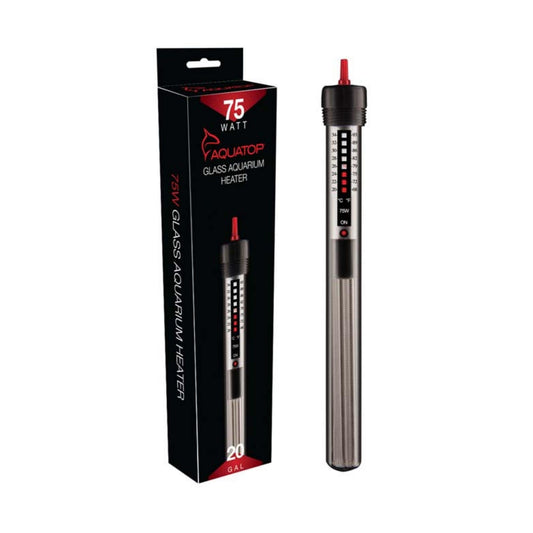 Aquatop Submersible Glass Aquarium Heater 75 Watt