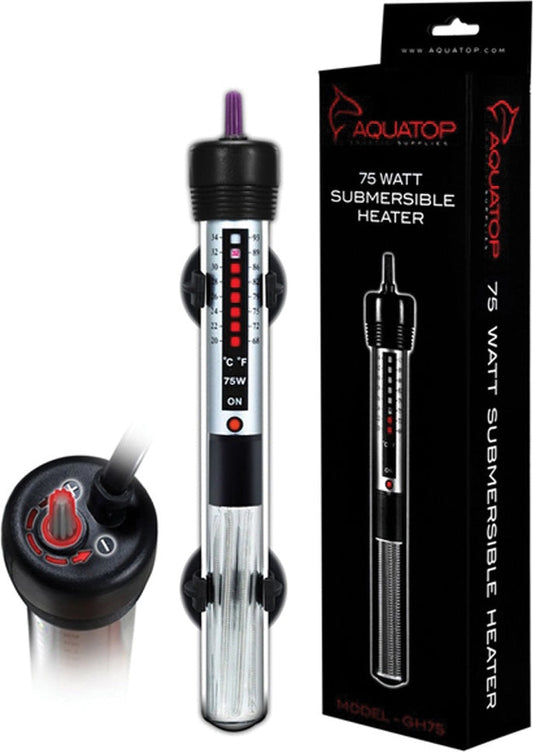 Aquatop Submersible Glass Aquarium Heater 150 Watt