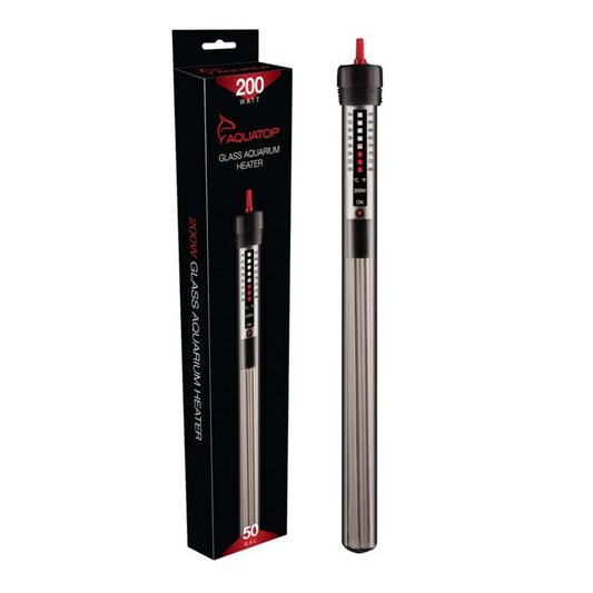 Aquatop Submersible Glass Aquarium Heater 200 Watt