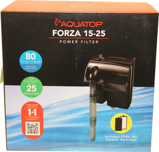 Aquatop FORZA 15-25 Power Filter Black 80 GPH
