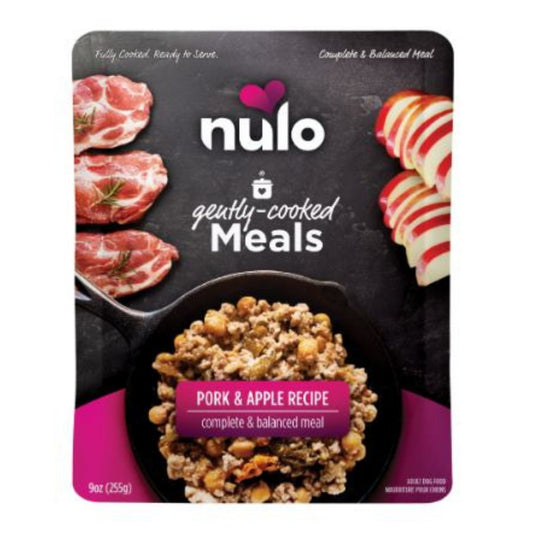 Nulo Gently-Cooked Meals Pouch Dog Food Pork & Apple 9oz