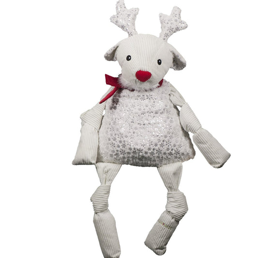 Hugglehounds Dog Xmas Sqooshie Reindeer Small