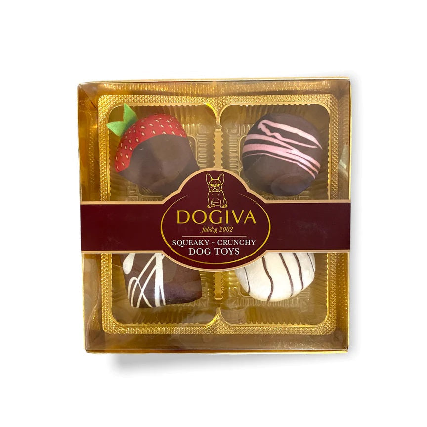 Fabdog Dogiva Chocolates 4Ct 3Pk