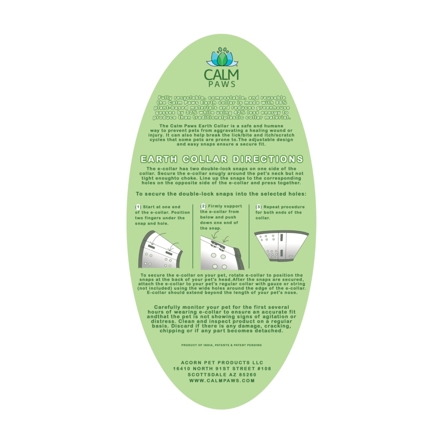 Earth Collar For Dog Recovery XLarge 12.25-21in.