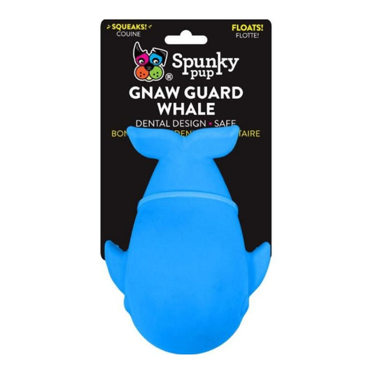 Spunkypup Gnaw Guard Squeaky Toy Whale One Size