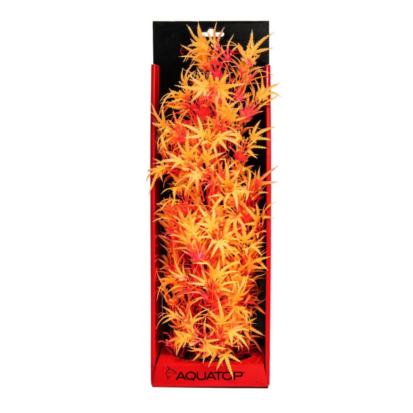 Aquatop Vibrant Fluorescent Cannabis Plant Tangerine 16in