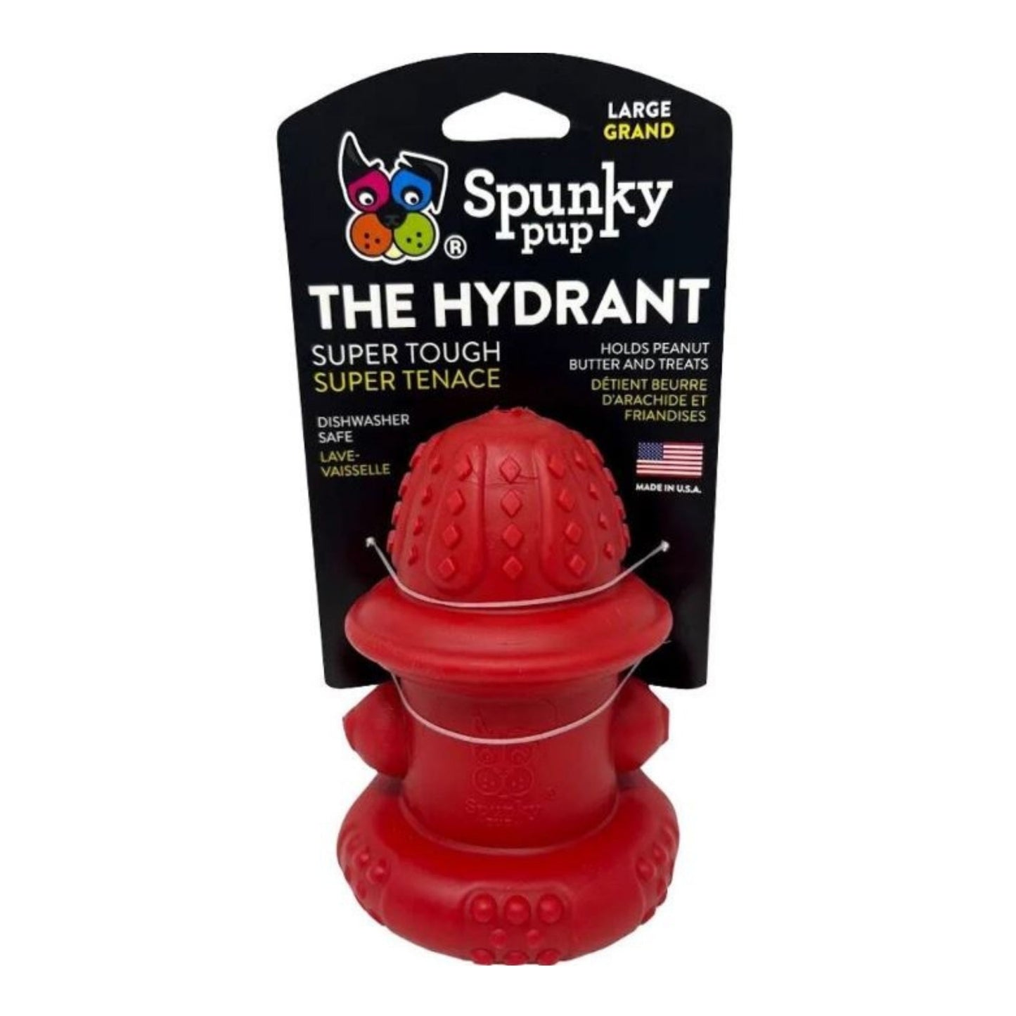 Spunkypup The Hydrant Rubber Chew Toy Large