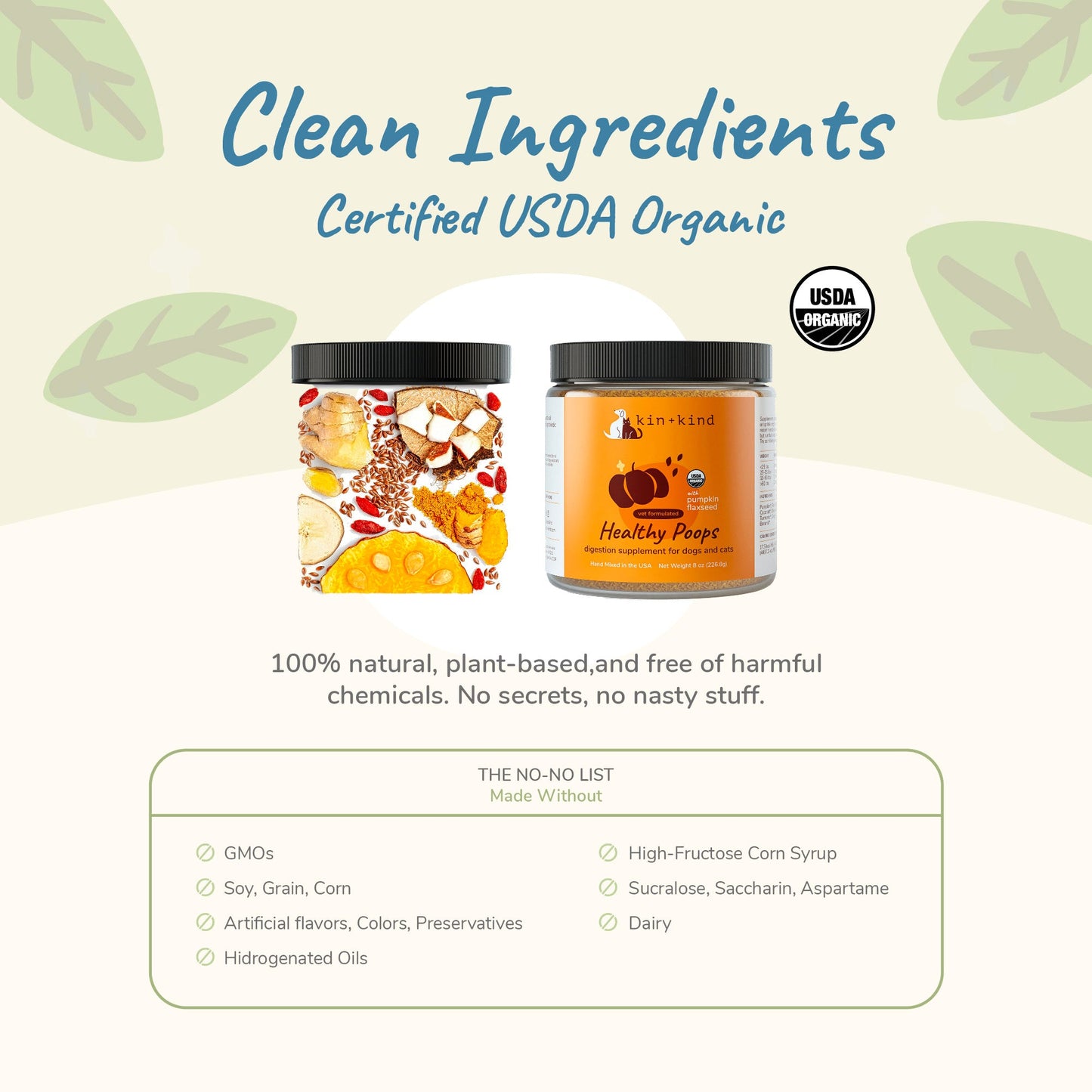 Kin+Kid Organic Digestion Supplement Healthy Poops Pumkin  4oz.